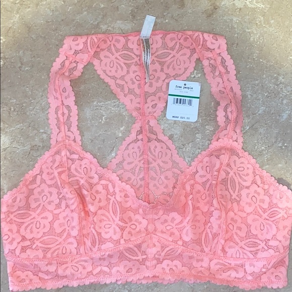 Free People Galloon Lace Racerback Bralette - Picture 3 of 4